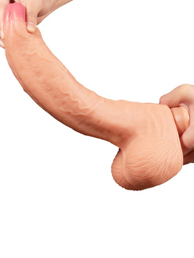 LoveToy: Dual-Layered Silicone Cock, 28 cm