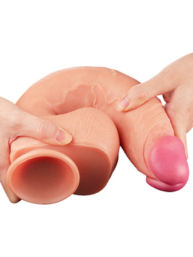 LoveToy: Dual-Layered Silicone Cock, 31 cm