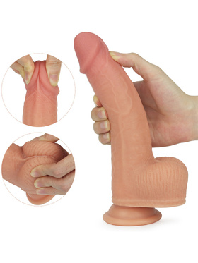 LoveToy: Anthony, Silicone Rotating Cock with Vibration, 22 cm