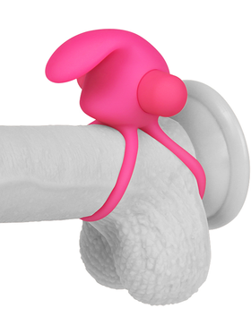 LoveToy: Power Clit Duo Cockring, rosa