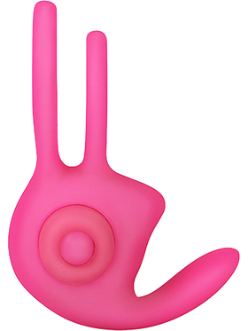 LoveToy: Power Clit Duo Cockring, rosa