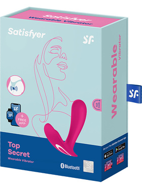Satisfyer Connect: Top Secret, Wearable Vibrator, rosa