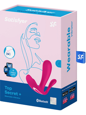 Satisfyer Connect: Top Secret +, Wearable Vibrator, rosa