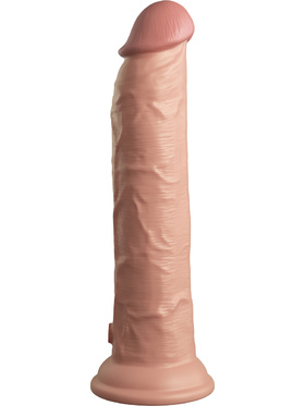 King Cock Elite: Dual Density Silicone Cock, 25 cm, ljus