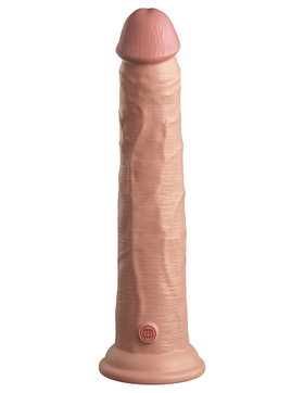 King Cock Elite: Dual Density Silicone Cock, 27 cm, ljus