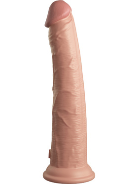 King Cock Elite: Dual Density Silicone Cock, 27 cm, ljus