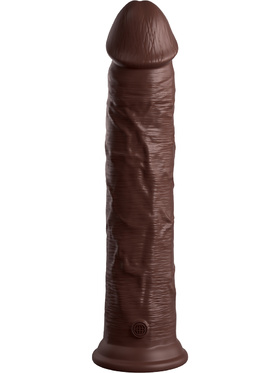 King Cock Elite: Dual Density Silicone Cock, 30 cm, mörk