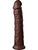 King Cock Elite: Dual Density Silicone Cock, 30 cm, mörk