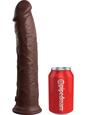 King Cock Elite: Dual Density Silicone Cock, 30 cm, mörk