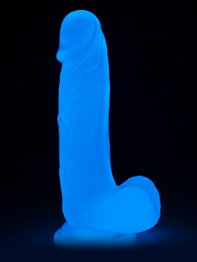 LoveToy: Lumino Play, Självlysande Dildo, 19 cm