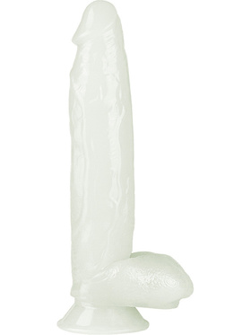 LoveToy: Lumino Play, Självlysande Dildo, 26 cm