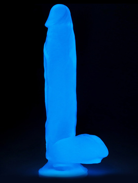 LoveToy: Lumino Play, Självlysande Dildo, 26 cm