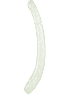 LoveToy: Lumino Play, Självlysande Dubbeldildo, 37 cm