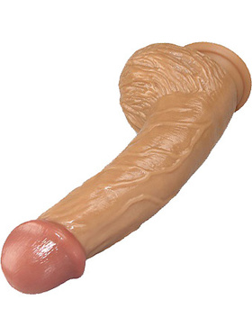 LoveToy: Real Extreme Extra Girth Dildo Vibrator, 22 cm