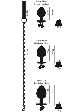 You2Toys: Butt Plug Set with a Leash