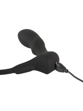 Black Velvets: Double Ring & Plug with Vibration