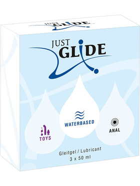 Just Glide: Glidmedel Set, 3x50 ml Just Glide: Glidmedel Set, 3x50 ml