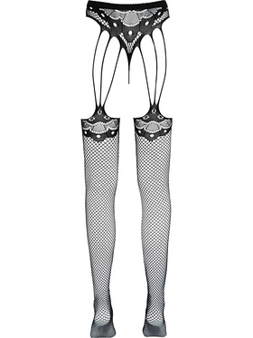 Cottelli Legwear: Höfthållare med Strumpor, One Size