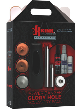 Kink by Doc Johnson: Power Banger Glory Hole Accessory Pack