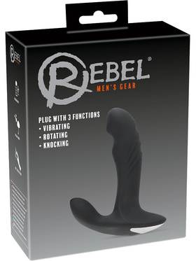 Rebel: Vibrating, Rotating & Knocking Plug