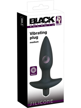 Black Velvets: Vibrating Plug, medium
