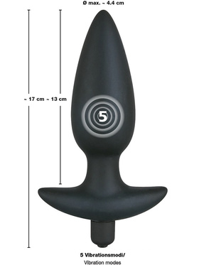 Black Velvets: Vibrating Plug, large