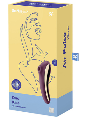 Satisfyer: Dual Kiss, Air Pulse Vibrator, lila