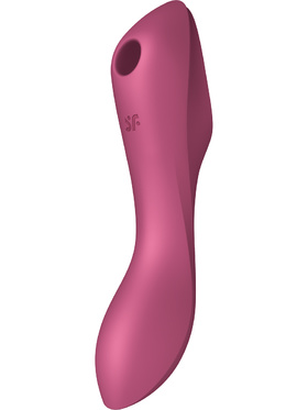 Satisfyer: Curvy Trinity 3, Air Pulse Vibrator, röd