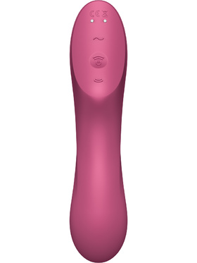 Satisfyer: Curvy Trinity 3, Air Pulse Vibrator, röd