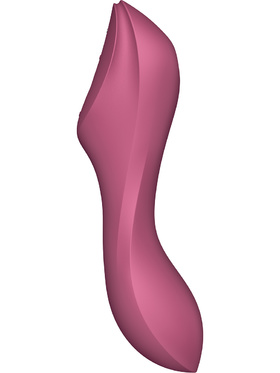 Satisfyer: Curvy Trinity 3, Air Pulse Vibrator, röd