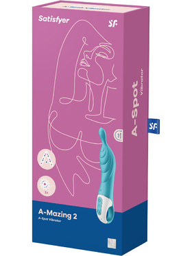 Satisfyer: A-Mazing 2, A-Spot Vibrator, turkos