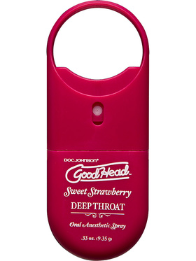 GoodHead: Deep Throat To-Go Spray, Strawberry, 8.5 ml