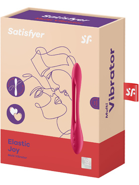 Satisfyer: Elastic Joy, Multi Vibrator, röd