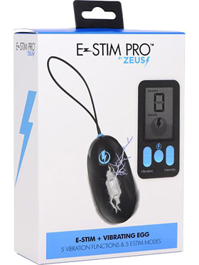 Zeus Electrosex: E-Stim Pro, E-Stim + Vibrating Egg with Remote