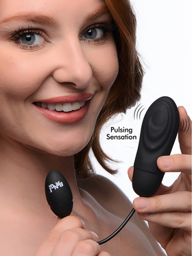 XR Brands Bang: 7X Pulsing Rechargeable Silicone Bullet