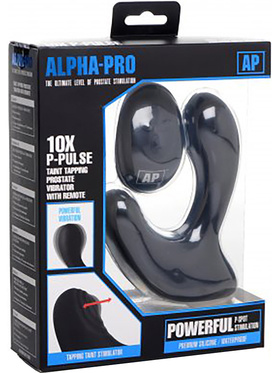 Alpha-Pro: 10X P-Pulse, Prostate Stimulator + Remote