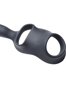 Alpha-Pro: 10X P-Bomb, Cock & Ball Ring with Anal Plug