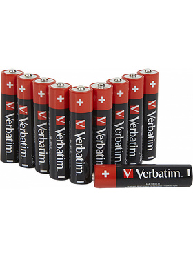 Verbatim Batterier: Premium, AAA (LR3), 1,5V, Alkaline, 10-pack