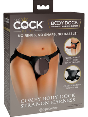 King Cock Elite: Comfy Body Dock Strap-On Harness