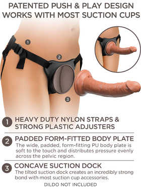 King Cock Elite: Comfy Body Dock Strap-On Harness