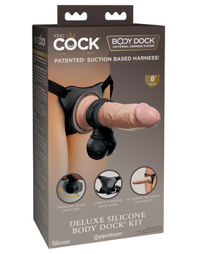 King Cock Elite: Deluxe Silicone Body Dock Kit