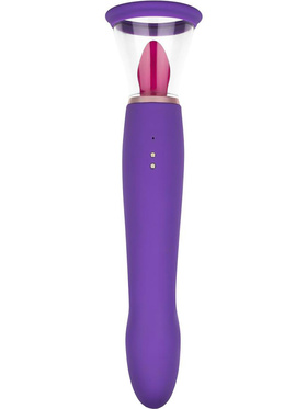 EasyToys: Pleasure Pump with G-Spot Vibrator, lila