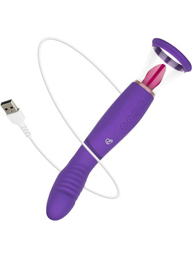 EasyToys: Pleasure Pump with G-Spot Vibrator, lila