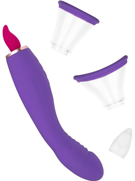 EasyToys: Pleasure Pump with G-Spot Vibrator, lila