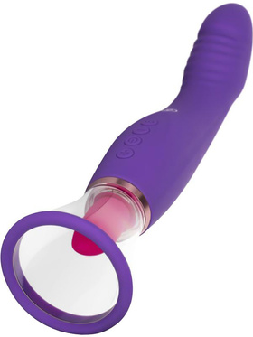 EasyToys: Pleasure Pump with G-Spot Vibrator, lila
