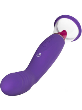 EasyToys: Pleasure Pump with G-Spot Vibrator, lila