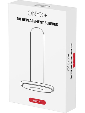 Kiiroo: Onyx+, 3x Replacement Sleeves, Tight Fit