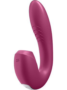 Satisfyer Connect: Sunray, Air Pulse Stimulator + Vibration, berry