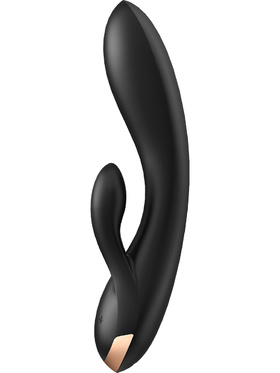 Satisfyer Connect: Double Flex Vibrator, svart