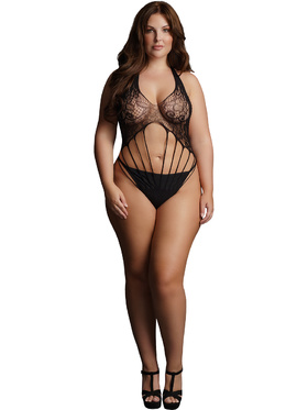 Le Désir: Strappy Lace Teddy, One Size Plus